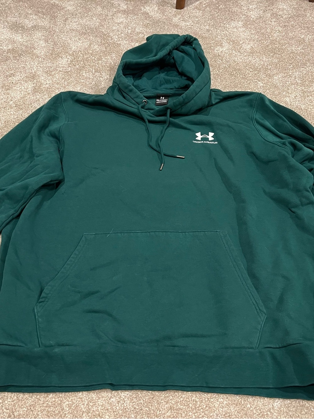 Under Armour Men's Dark Green Pullover Hoodie